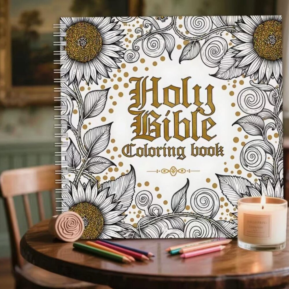 NEW - Advanced Coloring Book "Color The Bible" Messages & Quotes - Picture 3 of 5